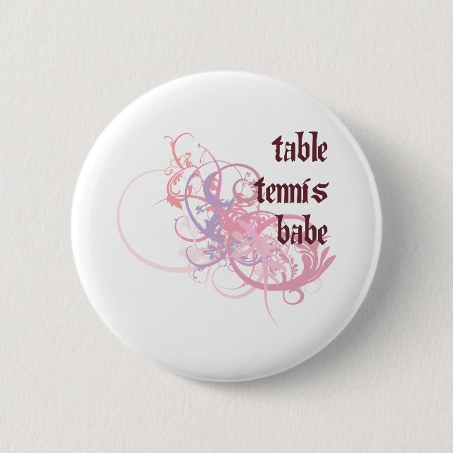 Badge Rond 5 Cm Bébé de ping-pong (Devant)