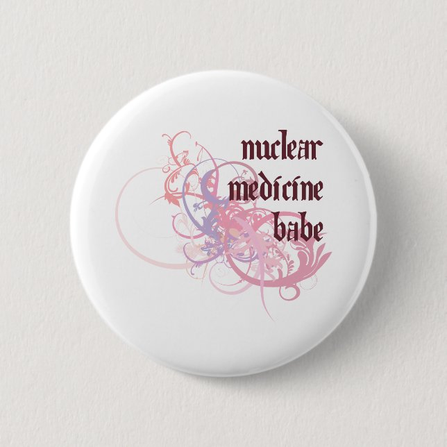 Badge Rond 5 Cm Bébé nucléaire de médecine (Devant)