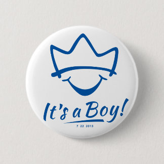 Badge Rond 5 Cm Bébé royal né