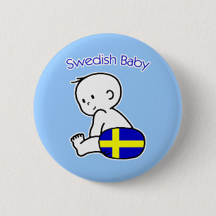 Badge Rond 5 Cm Bébé suédois
