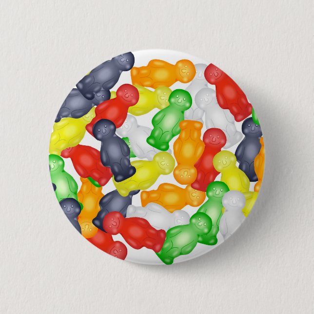 Badge Rond 5 Cm Bébés de gelée (Devant)