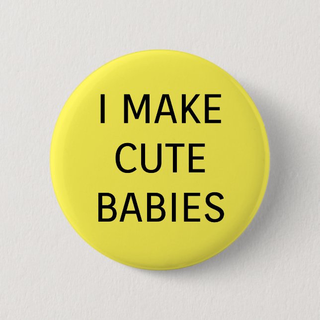 Badge Rond 5 Cm Bébés mignons (Devant)