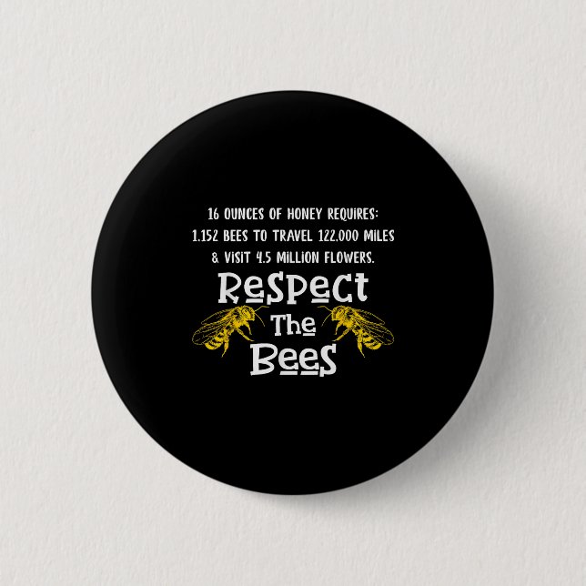 Badge Rond 5 Cm Beekeeng Fournitures Miel Bee Hive Bumble Bee Keep (Devant)