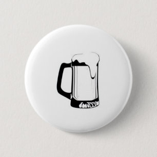 Badge Rond 5 Cm Beer Mug