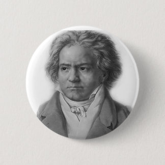 Badge Rond 5 Cm Beethoven