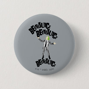 Badge Rond 5 Cm Beetlejus Beetlejus Beetlejus