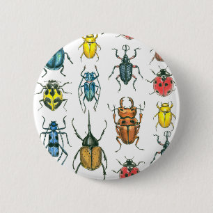 Badge Rond 5 Cm Beetles