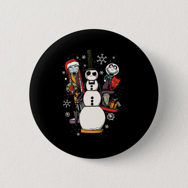 Badge Rond 5 Cm Before Christmas Nutcracker Trio  (Devant)