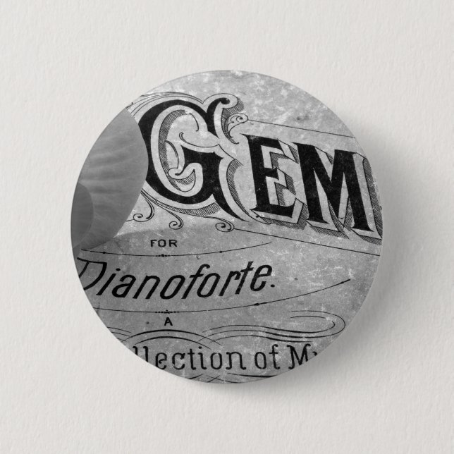 Badge Rond 5 Cm Begonia Gems Pianoforte (Devant)