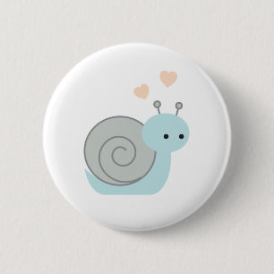 Badge Rond 5 Cm Bel escargot