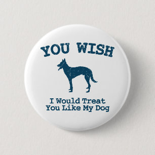 Badge Rond 5 Cm Belge Malinois