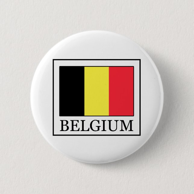 Badge Rond 5 Cm Belgique (Devant)