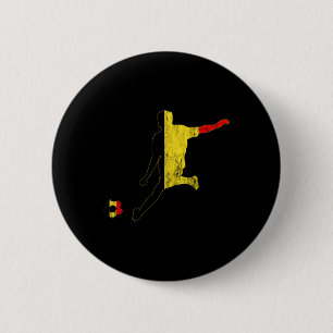 Badge Rond 5 Cm Belgique Drapeau Belge Belgique Belgie Football Be