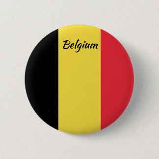 Badge Rond 5 Cm Belgium Flag Round Button