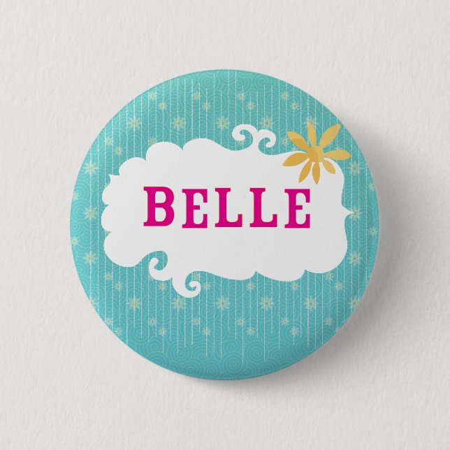 Badge Rond 5 Cm belle4 (Devant)