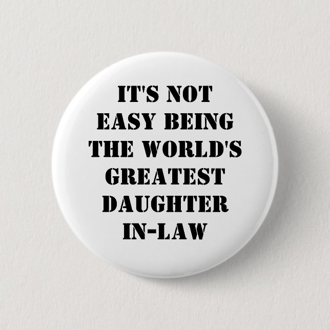 Badge Rond 5 Cm Belle-fille (Devant)