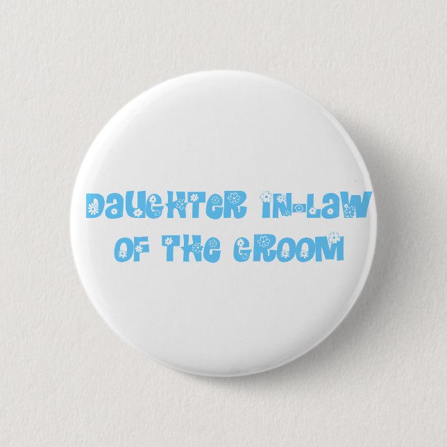 Badge Rond 5 Cm Belle-fille de la chambre (Devant)
