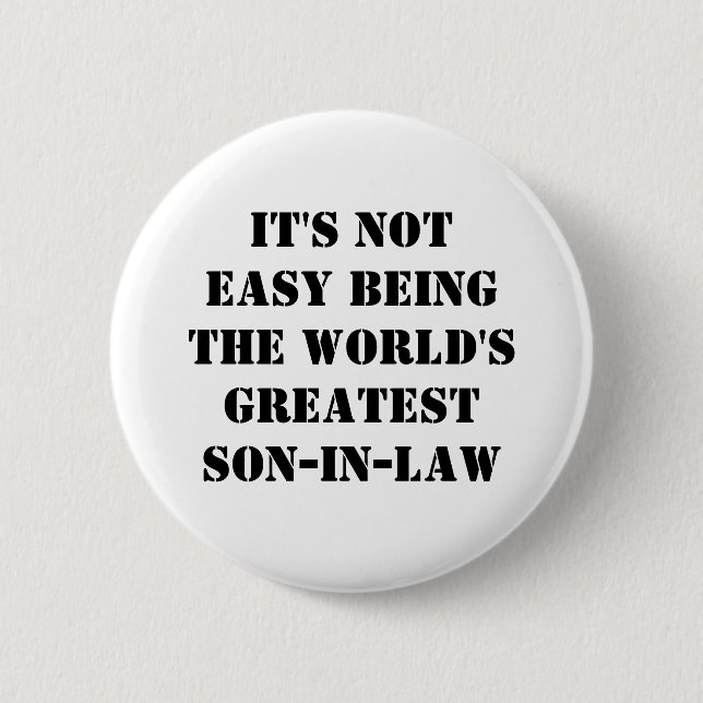 Badge Rond 5 Cm Belle-Fils (Devant)