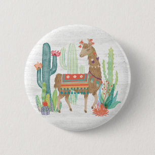 Badge Rond 5 Cm Belle Llamas III