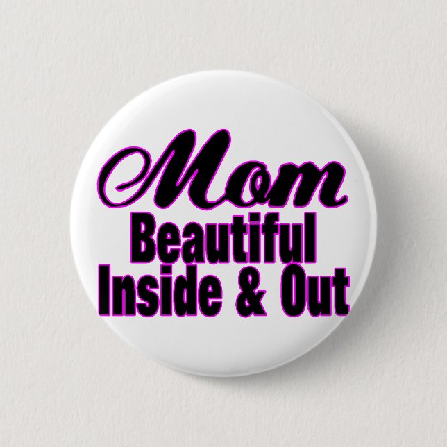 Badge Rond 5 Cm Belle maman (Devant)