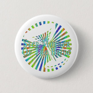 Badge Rond 5 Cm Belle-mère du bouton de jeune mariée