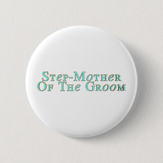 Badge Rond 5 Cm Belle-mère du bouton de marié (Devant)