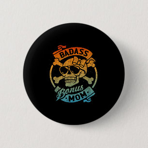 Badge Rond 5 Cm Belle-mère, marâtre, fête des mères