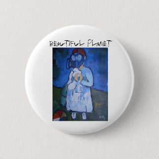 Badge Rond 5 Cm Belle planète, belle planète