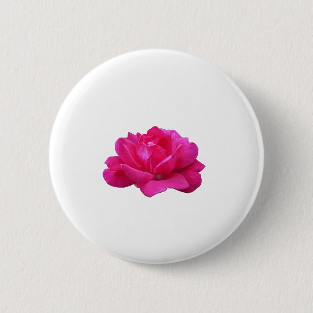 Badge Rond 5 Cm belle rose rose rose rose (Devant)