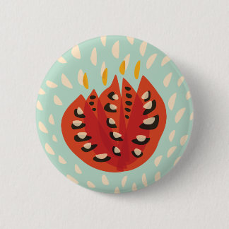 Badge Rond 5 Cm Belle tulipe abstraite décorative
