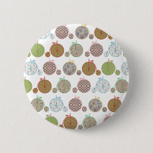 Badge Rond 5 Cm Belle vintage grande roue avant bicyclettes