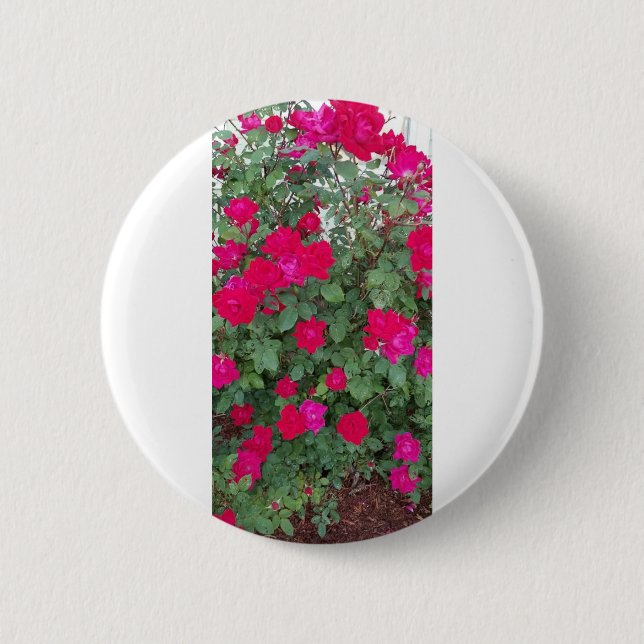 Badge Rond 5 Cm Belles Fleurs (Devant)