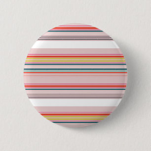 Badge Rond 5 Cm Belles rayures colorées modernes