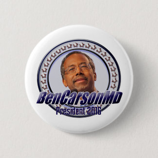 Badge Rond 5 Cm Ben Carson pour le Président Button