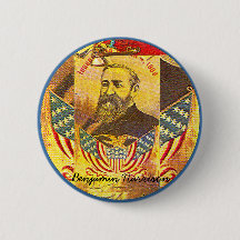 Benjamin Harrison - bouton