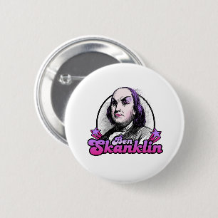 Badge Rond 5 Cm Benjamin Skanklin