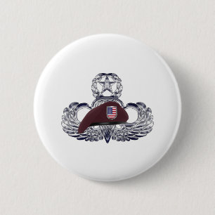 Badge Rond 5 Cm Beret spécialement conçu sur ailes aéroportées