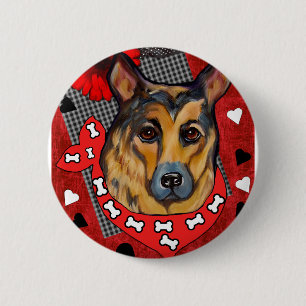 BADGE ROND 5 CM BERGER ALLEMAND