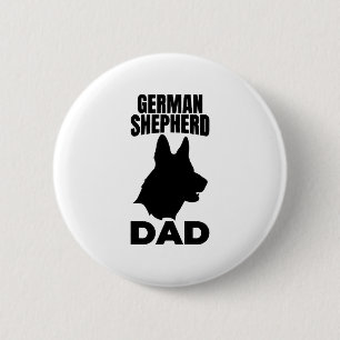 Badge Rond 5 Cm berger allemand Papa