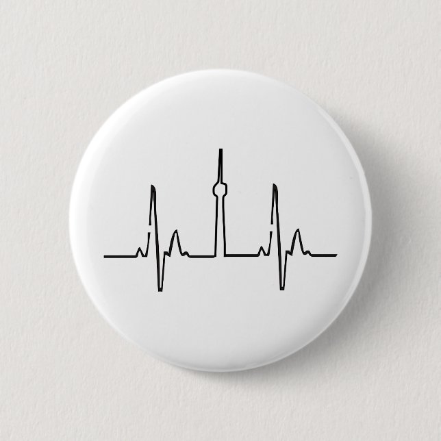 Badge Rond 5 Cm Berlin (Devant)