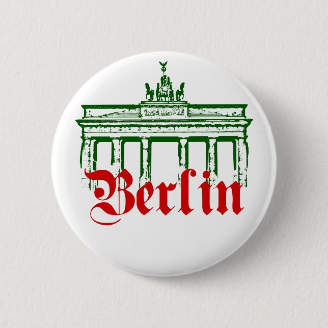 Badge Rond 5 Cm Berlin Allemagne (Devant)