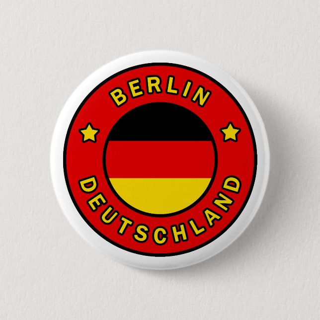 Badge Rond 5 Cm Berlin Deutschland (Devant)