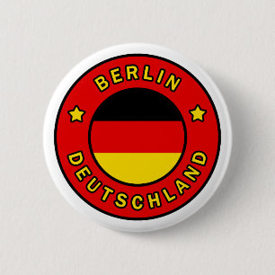 Badge Rond 5 Cm Berlin Deutschland