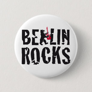 Badge Rond 5 Cm Berlin rocks
