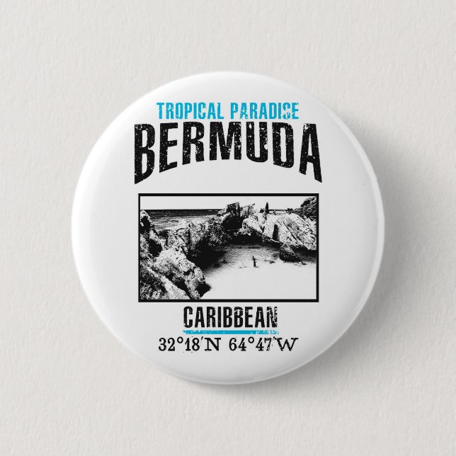Badge Rond 5 Cm Bermudes (Devant)