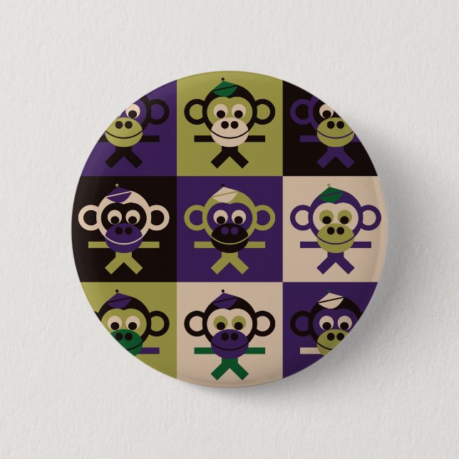 Badge Rond 5 Cm BERNHARD - LONVIG par MINYMO (Devant)