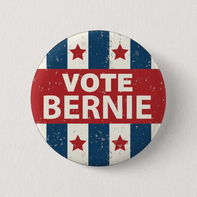 Badge Rond 5 Cm Bernie 2016 (Devant)