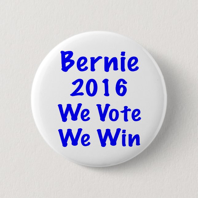 Badge Rond 5 Cm Bernie 2016 (Devant)