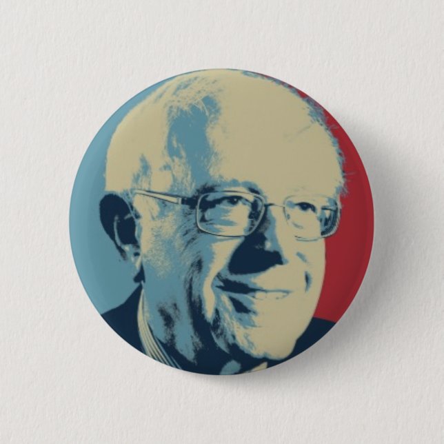 Badge Rond 5 Cm Bernie 2016 (Devant)