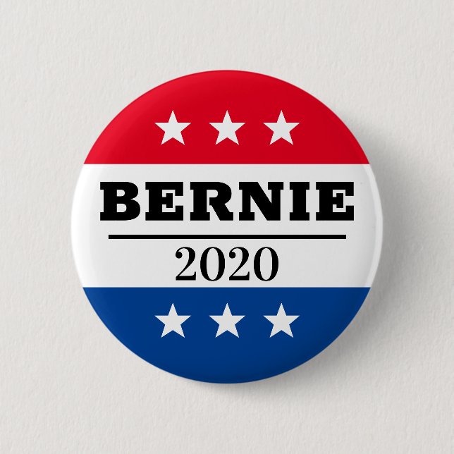 Badge Rond 5 Cm BERNIE 2020 : Le jeu des élections (Devant)